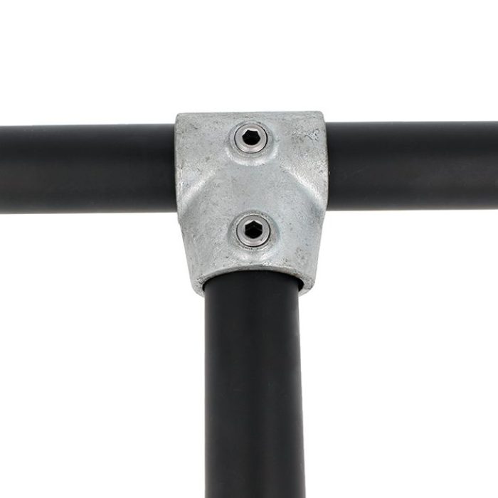 Pipeclamp Angled Single Socket Tee 410 Degree Doughty Engineering