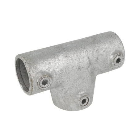 Image depicting a product titled Pipeclamp Angled Two Socket Tee 4-10 Degree