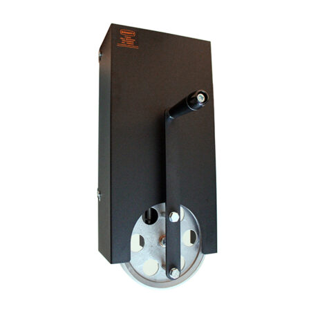 Image depicting a product titled Wall Mounted Hand Operated Track Drive