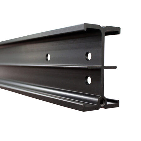Image depicting a product titled Studio Rail 80 – Straight Sections – Black