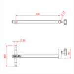 Baby Offset Arm – Doughty Engineering