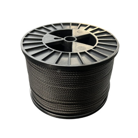 Image depicting a product titled Wire Rope-Black